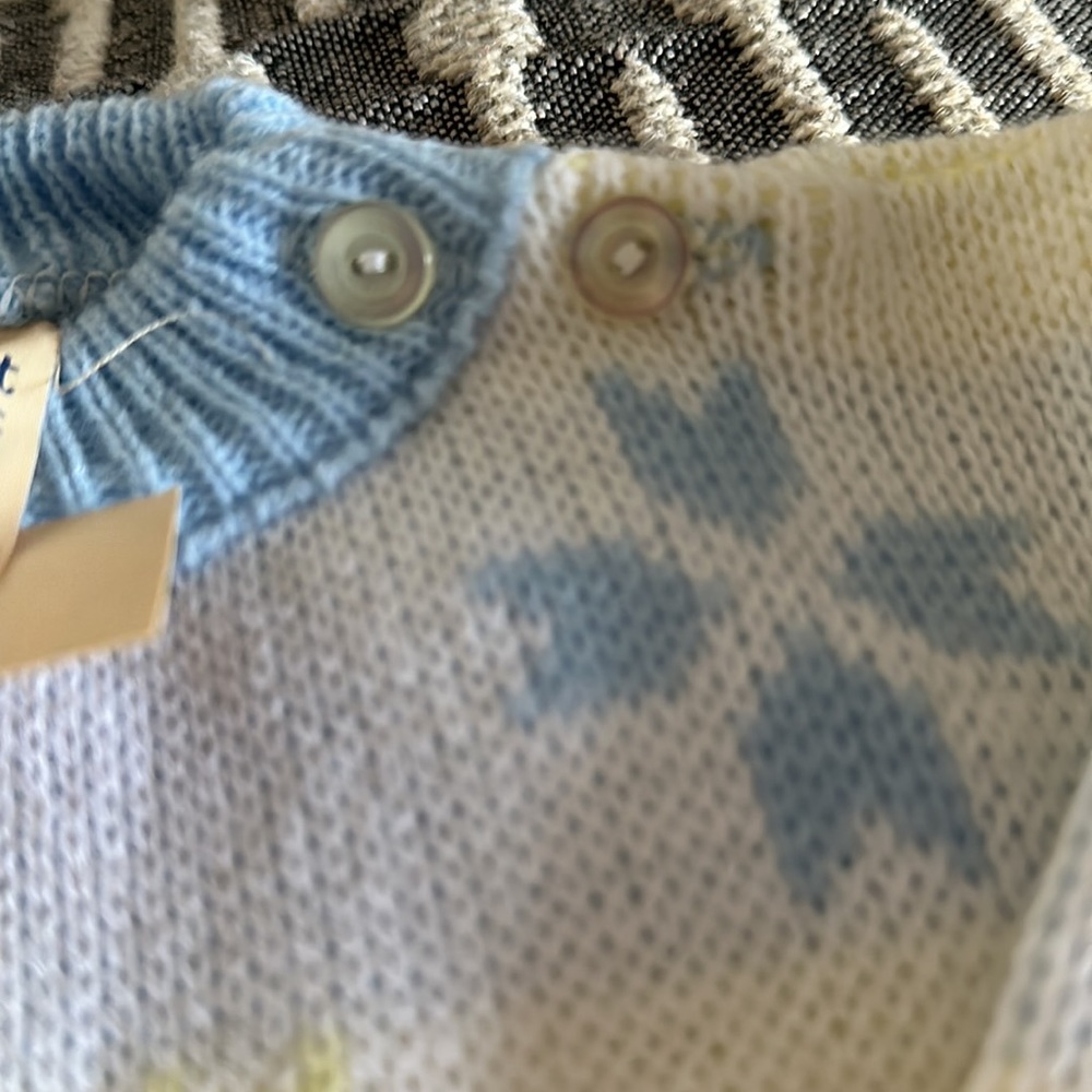 VINTAGE BABY KNITWEAR SWEATER - Picture 4 of 4